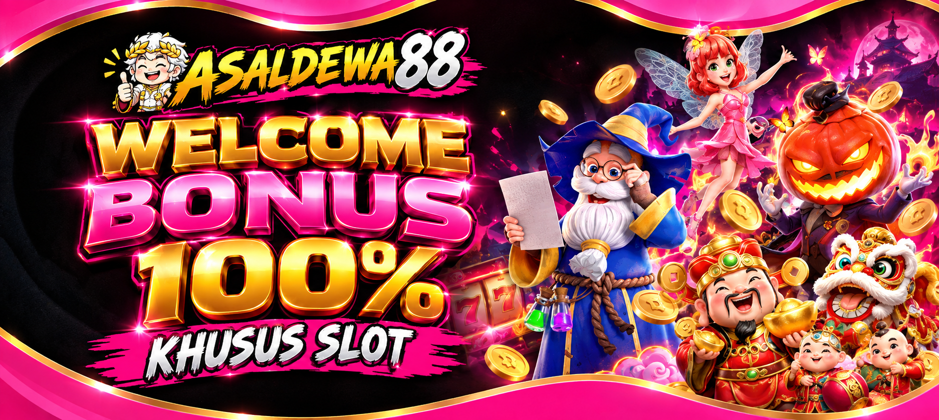WELCOME BONUS 100%